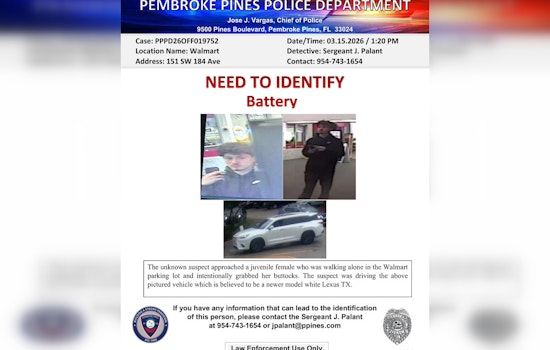 Cops Hunt Walmart Lot Groper Who Grabbed Girl In Pembroke Pines