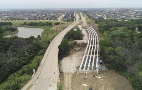 Cranes Muscle Teel Parkway Past Bridge Bottleneck In Frisco's Four-Lane Push