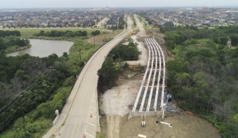 Cranes Muscle Teel Parkway Past Bridge Bottleneck In Frisco's Four-Lane Push