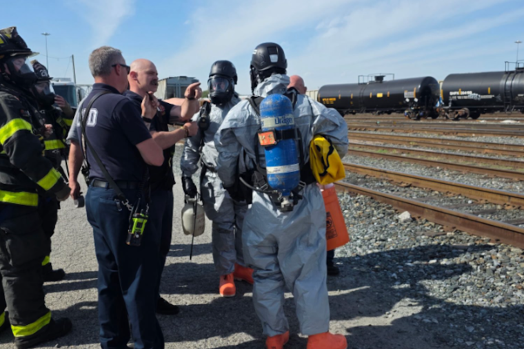 Curtis Bay Rail Scare As Hazmat Crews Tackle Acid Leak At CSX Yard