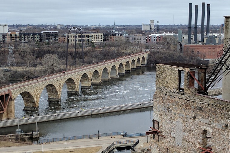 Dakota Team Takes Back Stone Arch Riverfront In Bold Green Makeover