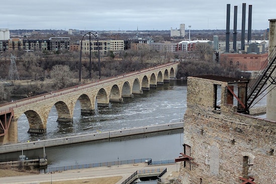Dakota Team Takes Back Stone Arch Riverfront In Bold Green Makeover
