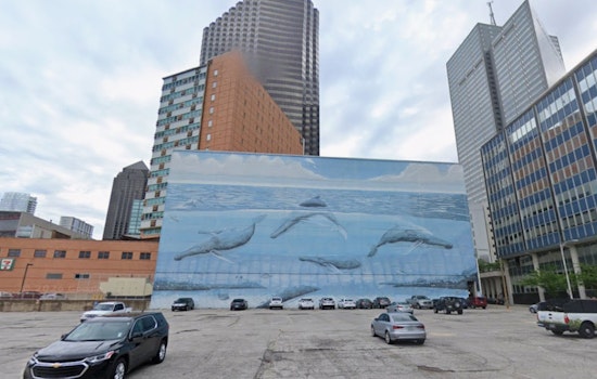 Dallas Drowns Iconic Whale Wall In World Cup Blue