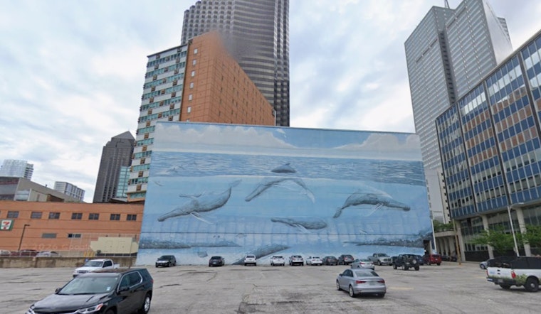 Dallas Drowns Iconic Whale Wall In World Cup Blue