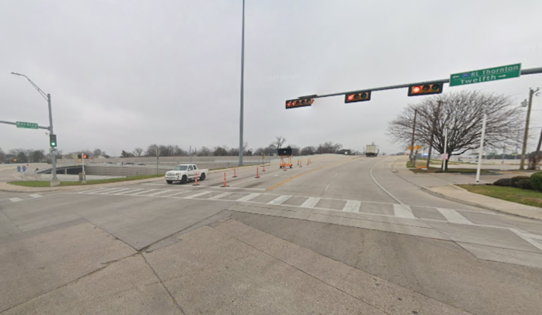 Dallas Freeway Chaos as Suspect Grabs Squad Car Wheel, Jumps Onto R.L. Thornton