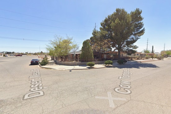 Desert Mesa Prefab Erupts In Nighttime Inferno, Rocking Horizon City Block