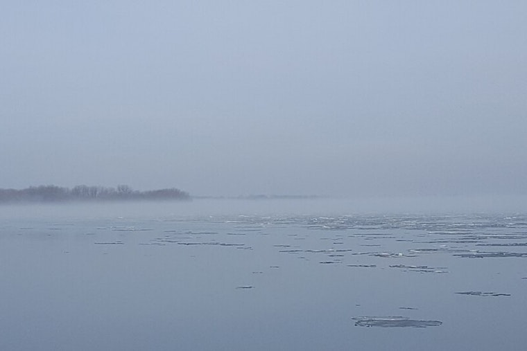 Detroit Commute Vanishes In Lake Erie Fog Before Summerlike Sizzle