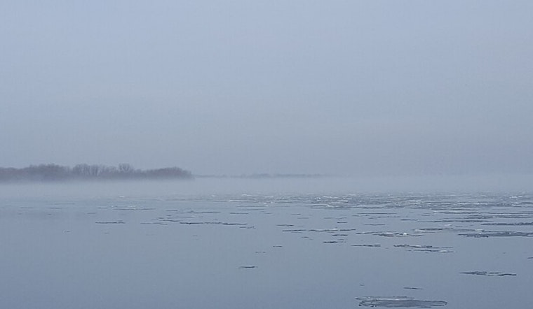 Detroit Commute Vanishes In Lake Erie Fog Before Summerlike Sizzle