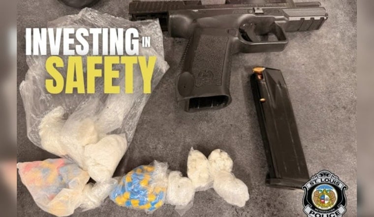 No-Plate Traffic Stop In Downtown St. Louis Uncovers Gun, Suspected Drugs