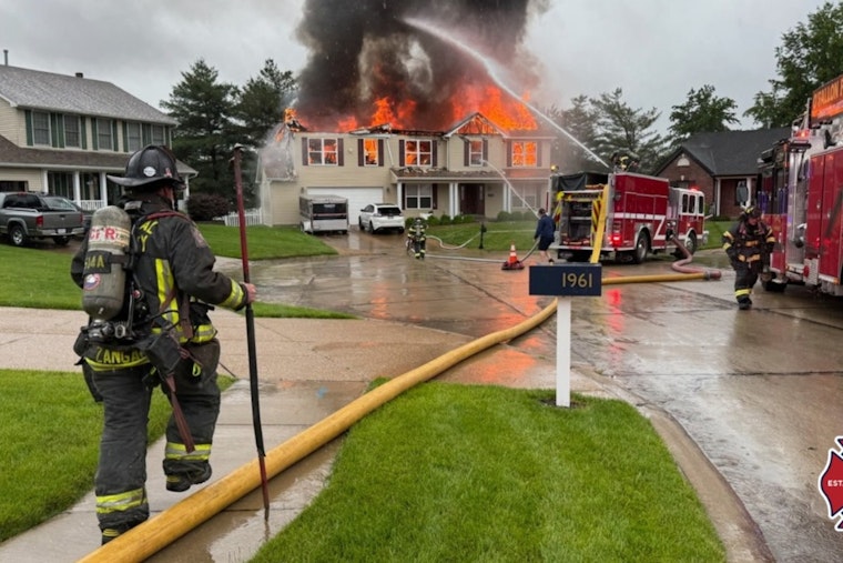 Dog Pulled From Flames As O’Fallon Crews Battle Homefield Blaze