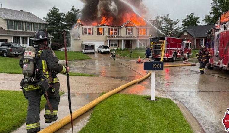Dog Pulled From Flames As O’Fallon Crews Battle Homefield Blaze