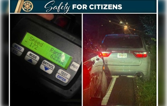 Douglas County Speed Demon Clocked At 172 MPH As Holiday Rush Begins