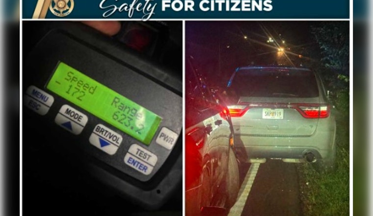 Douglas County Speed Demon Clocked At 172 MPH As Holiday Rush Begins