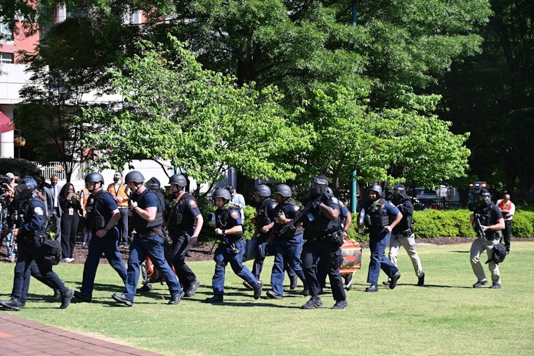 Downtown Atlanta Turns Into Mock Emergency Zone Ahead of World Cup