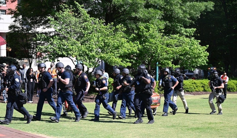 Downtown Atlanta Turns Into Mock Emergency Zone Ahead of World Cup