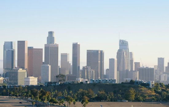 Downtown LA Fog And Gusty Inland Winds Today