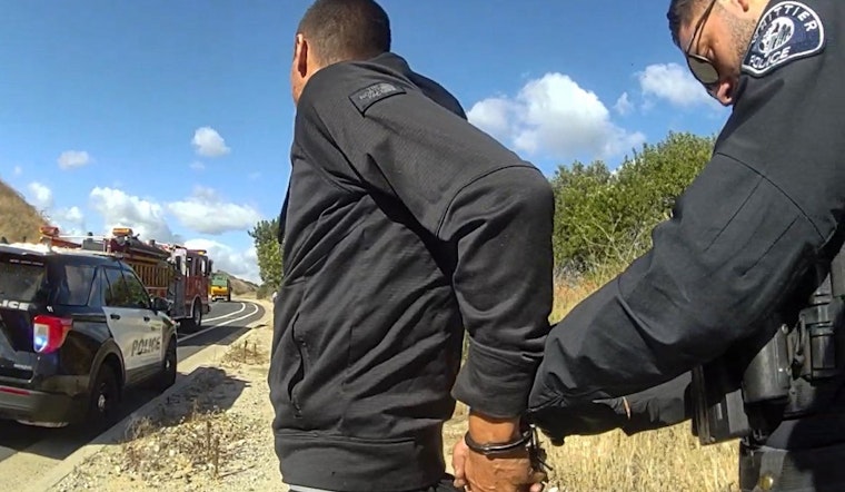 Drone Squad Helps Whittier Cops Collar Suspect After Colima Road Brush Fire
