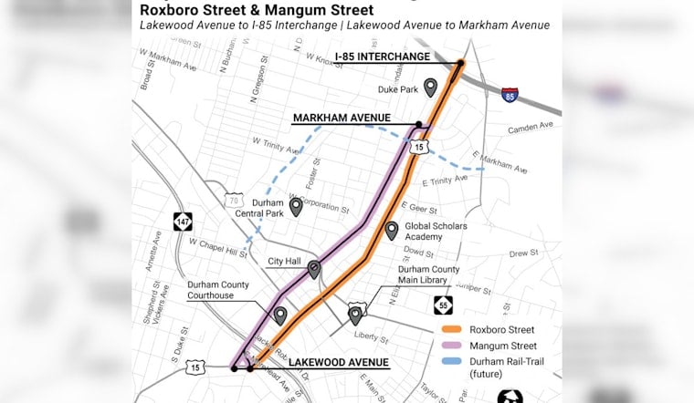 Durham Moves To Tame 'Reckless Roxboro' With Two-Way Street Shakeup