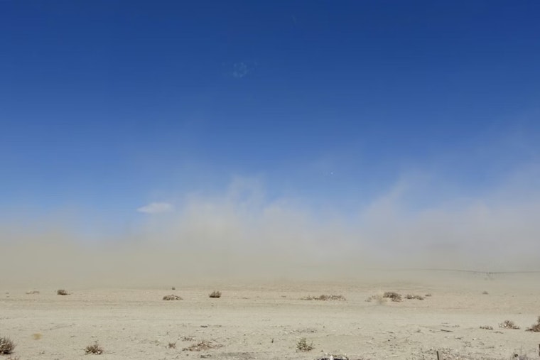 Dust Chokes Imperial Valley as Sudden Air Alert Slams SoCal