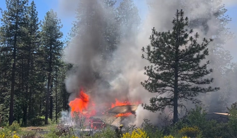 Dutch Flat Blaze Rips Through High Sierra Road As Crews Scramble To Contain Inferno