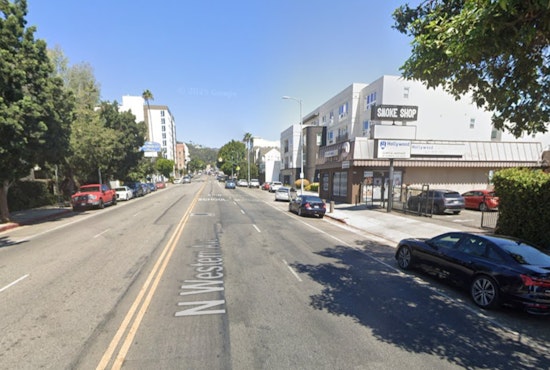 East Hollywood Fire Knocked Down on Western Avenue