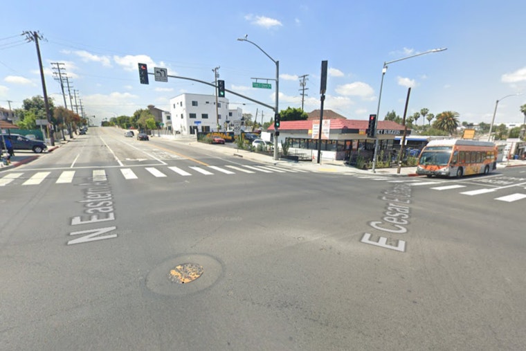 East LA Oil Pipeline Rupture Near Cesar Chavez