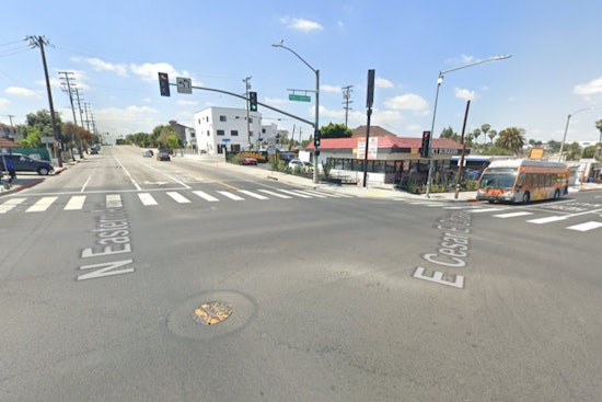 East LA Oil Pipeline Rupture Near Cesar Chavez