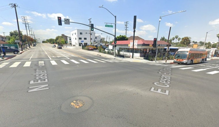 East LA Oil Pipeline Rupture Near Cesar Chavez