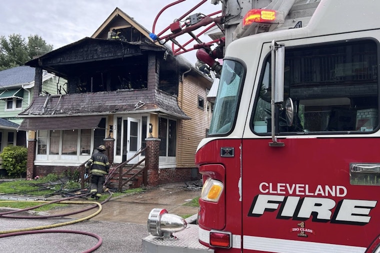 East Side Fire Guts Cleveland Home, Kills Two Family Dogs