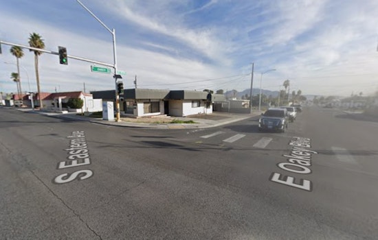 East Vegas Carjacker Crashes at Oakey and Eastern, Vanishes on Foot