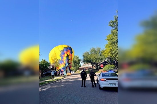 Edmond Neighbors Stunned as Hot Air Balloon Drops Into Their Street