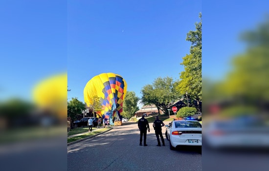 Edmond Neighbors Stunned as Hot Air Balloon Drops Into Their Street