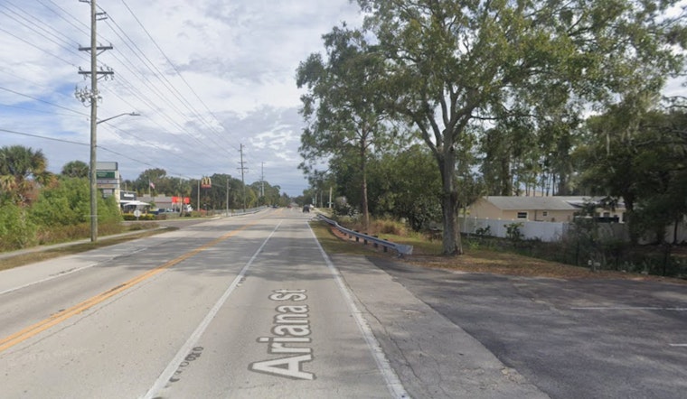 Lakeland Driver Dies After Ariana Street Pickup Slams Into Tree