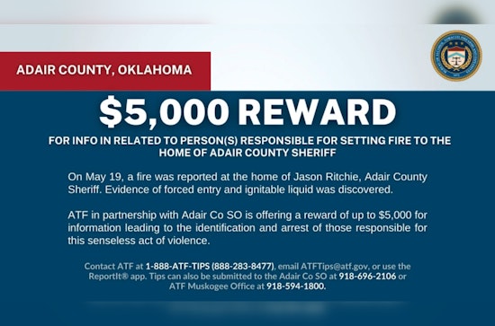 Feds Dangle $5K After Suspicious Blaze Rips Through Adair County Sheriff’s Home