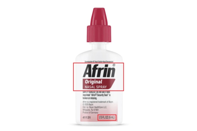 Feds Yank Nearly 800K Afrin Travel Sprays Over Kid Poison Fears