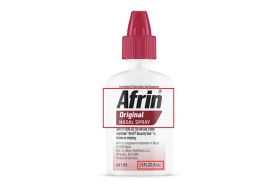 Feds Yank Nearly 800K Afrin Travel Sprays Over Kid Poison Fears