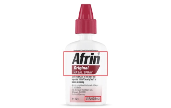 Feds Yank Nearly 800K Afrin Travel Sprays Over Kid Poison Fears