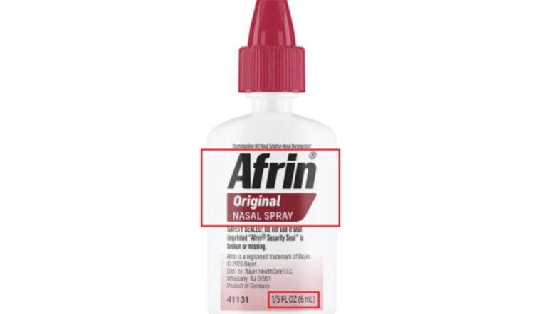 Feds Yank Nearly 800K Afrin Travel Sprays Over Kid Poison Fears