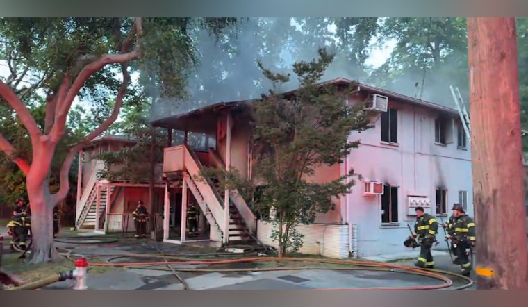 Fierce 27th Street Apartment Blaze Sends Sacramento Tenants Scrambling Into The Street