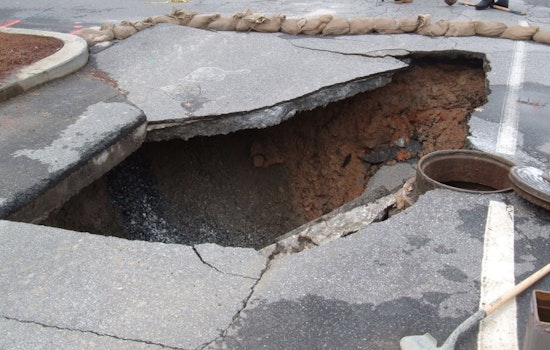 Flatlands Avenue Turns Into Sinkhole Alley In Canarsie