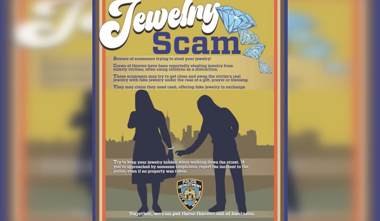 Flushing Jewelry Hustlers Prey on Seniors, Queens Cops Warn