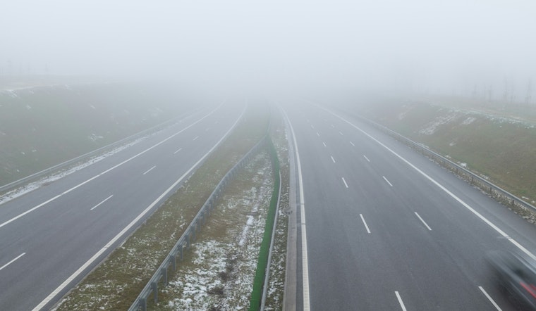 Foggy Start, Wind Whips Indy By Afternoon