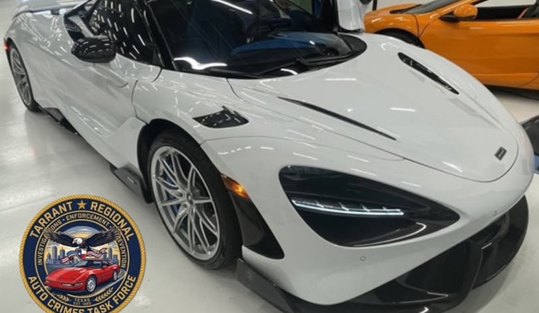 Fort Worth Auto Crime Squad Nabs $300K McLaren Bound For Big Apple