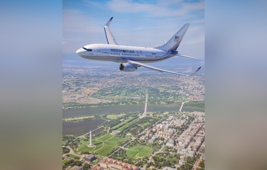 Founding Fathers Fly In As Freedom Plane Descends On Houston