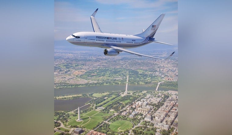 Founding Fathers Fly In As Freedom Plane Descends On Houston
