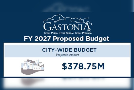 Gastonia Floats $378.75 Million Budget With Raises, No Tax Jolt