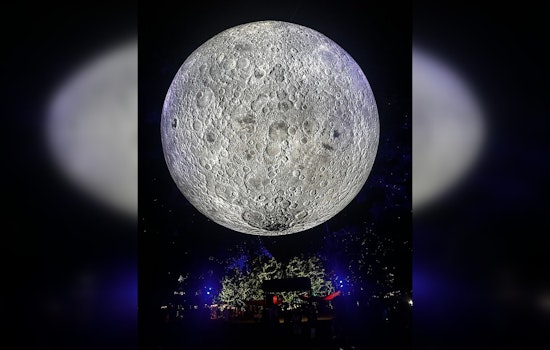Giant Moon Orb Crashes the Party at Milwaukee's Third Ward Festival