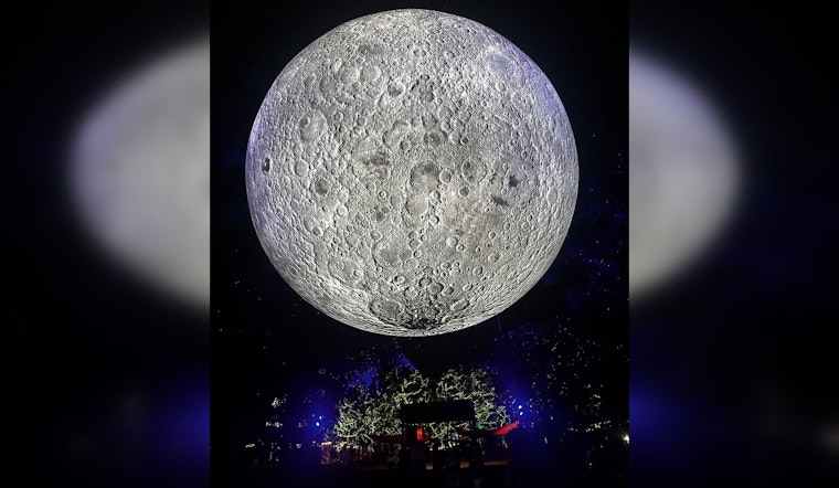 Giant Moon Orb Crashes the Party at Milwaukee's Third Ward Festival