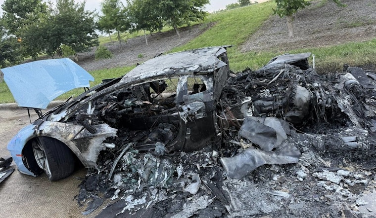 Grand Parkway Turns Into Supercar Inferno As Two Lamborghinis Crash In Cy-Fair