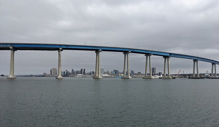 Gray-Skied San Diego Wakes To Drizzle And 50 Mph Mountain Gusts